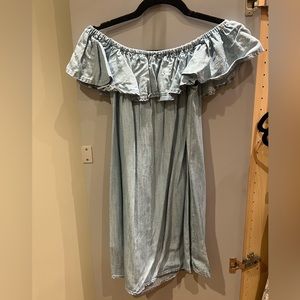 3/$15 Denim Lulus strapless mini